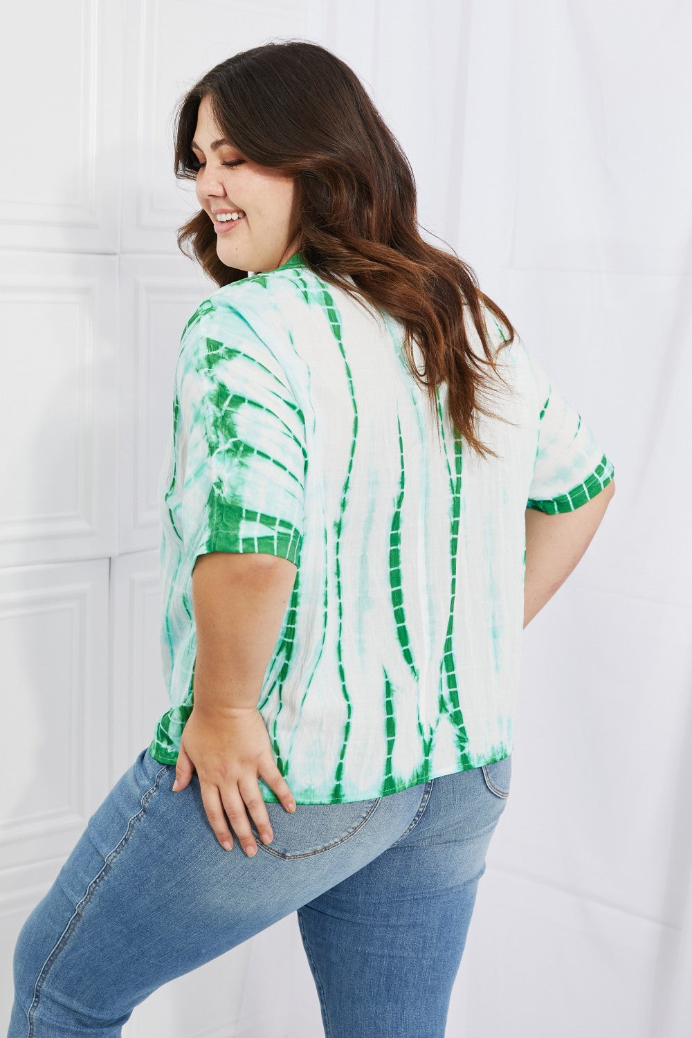 Sew In Love Beachy Keen Full Size Tie-Dye Top